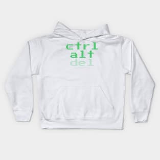 Ctrl alt del Kids Hoodie